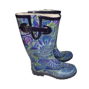 CHOOKA EUC WOMENS SZ 8 INVASION RAIN BOOTS